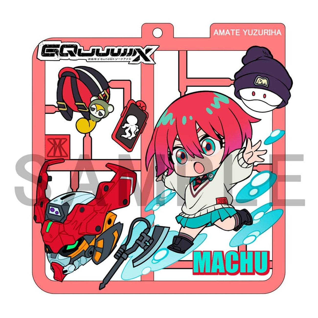 Produktbild Mobile Suit Gundam GQuuuuuuX Plat Collection Anhänger Sortiment (4)