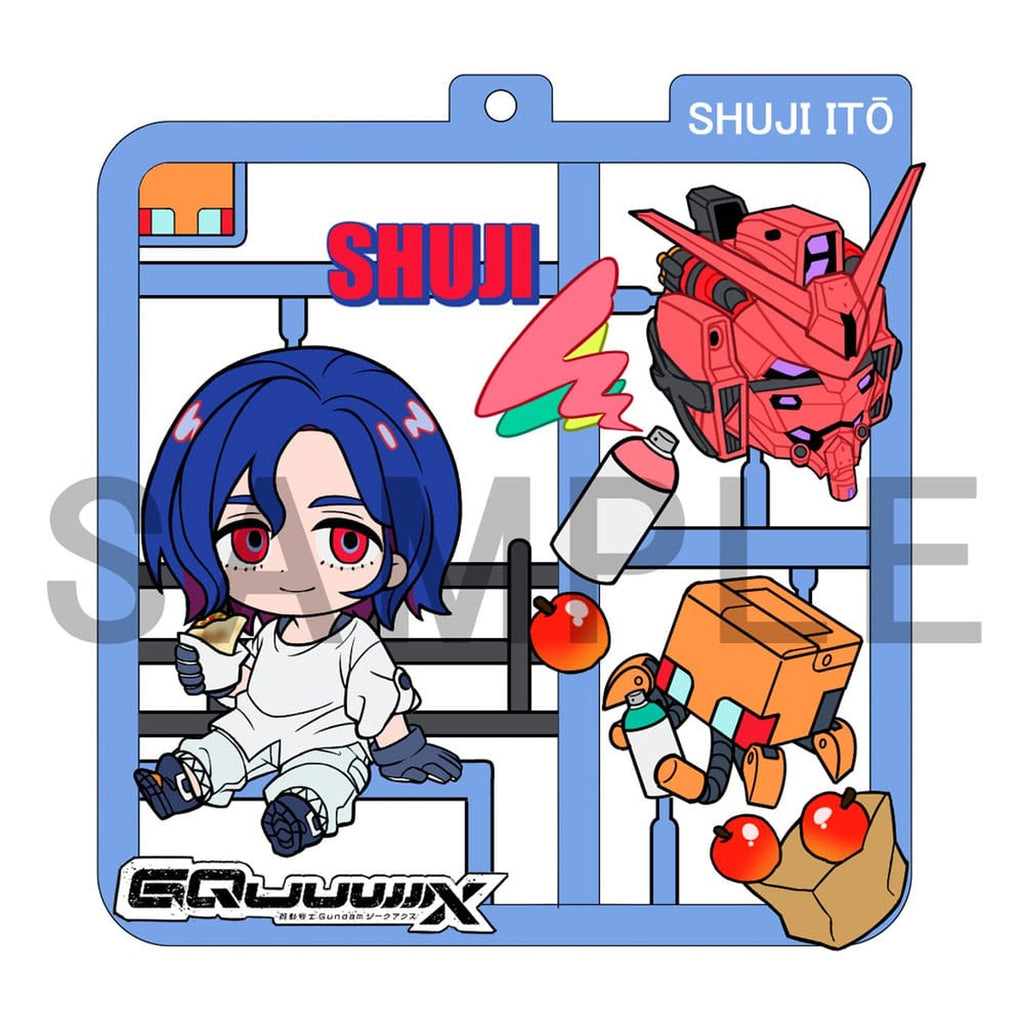 Produktbild Mobile Suit Gundam GQuuuuuuX Plat Collection Anhänger Sortiment (4)