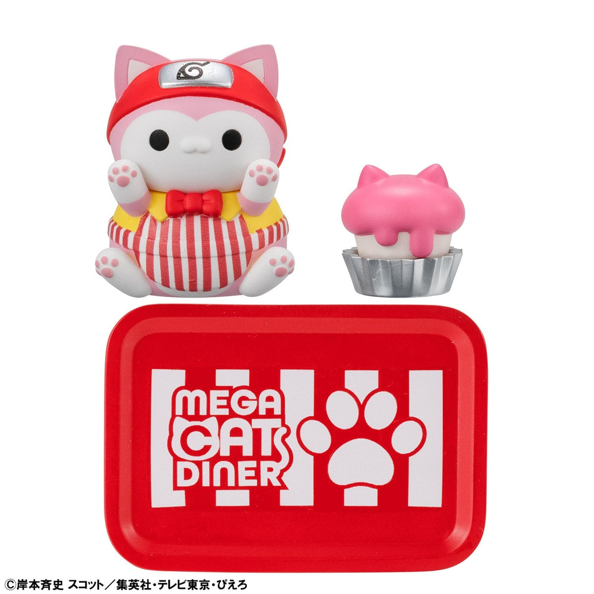 Produktbild Naruto Shippuden Mega Cat Project Nyaruto! Sammelfiguren Mega Cat Diner 3 cm Sortiment (6)