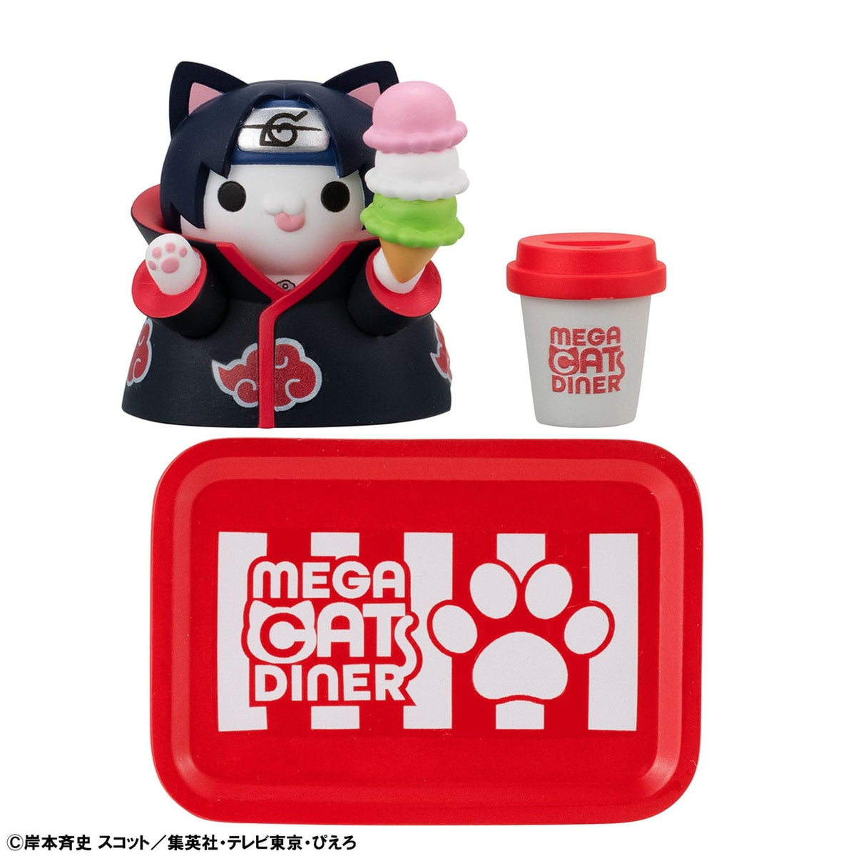 Produktbild Naruto Shippuden Mega Cat Project Nyaruto! Sammelfiguren Mega Cat Diner 3 cm Sortiment (6)