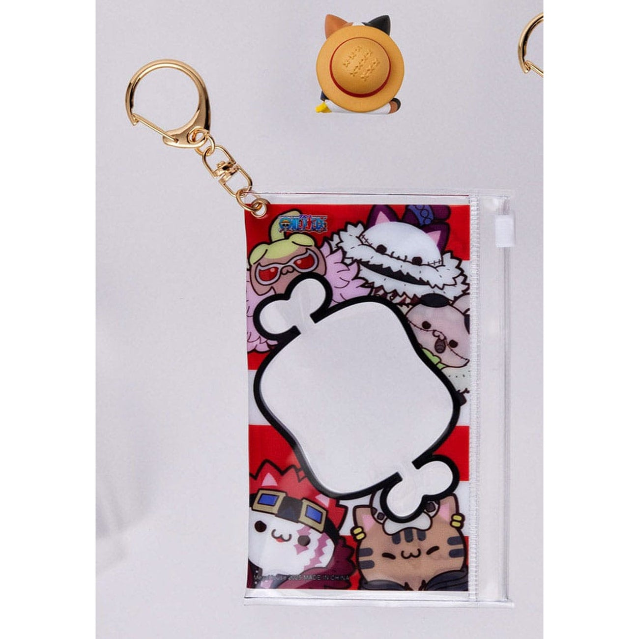 Produktbild One Piece Mega Cat Project Nyan Piece Nyan! Sammelfigur mit Tasche Luffy 2025 Limited Edition 7 cm