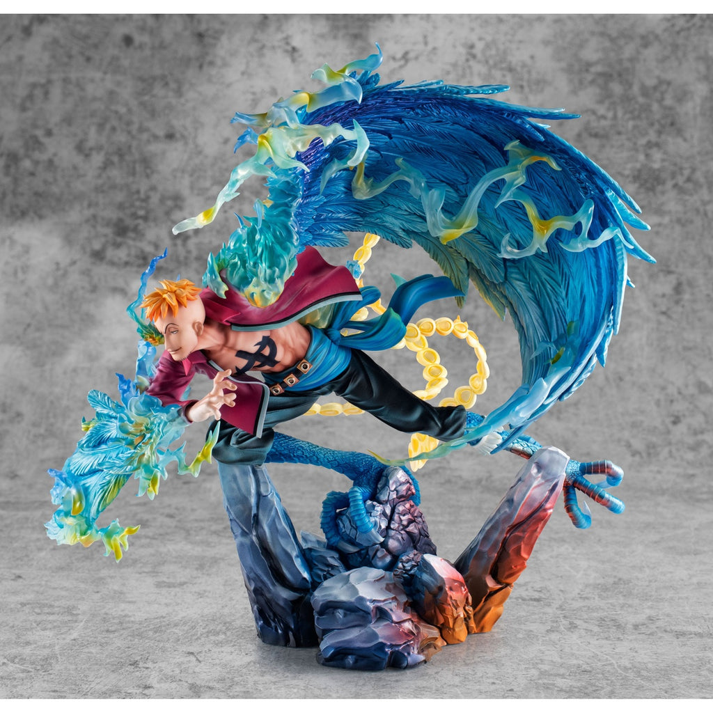Produktbild One Piece P.O.P MAS Maximum PVC Statue Marco the Phoenix Leader of 1st group of Whitebeard Pirates 32 cm