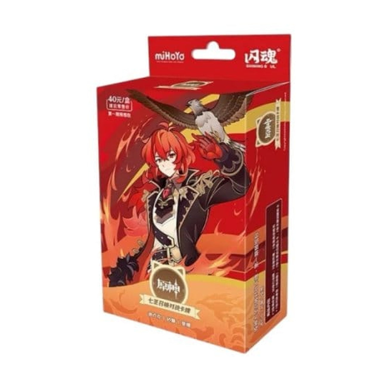 Produktbild Genshin Impact Sammelkartenspiel - Pre-Build Starter Deck 01 - Diluc - Series 1 *Chinesische Version*