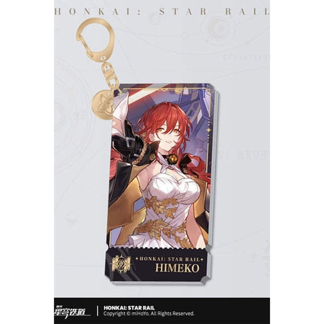 Produktbild Honkai: Star Rail Charakter Acryl Schlüsselanhänger Himeko 9 cm