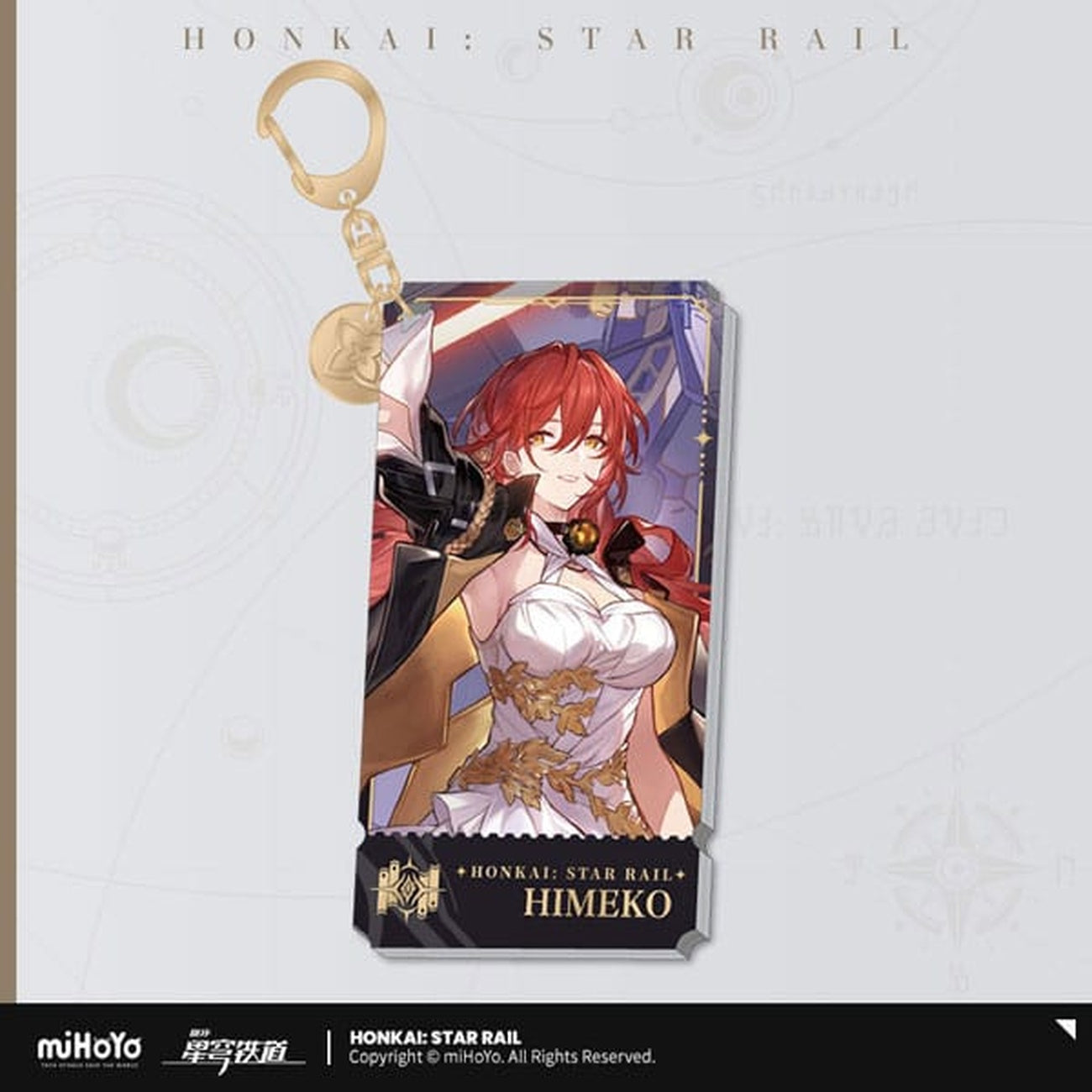 Produktbild Honkai: Star Rail Charakter Acryl Schlüsselanhänger Himeko 9 cm