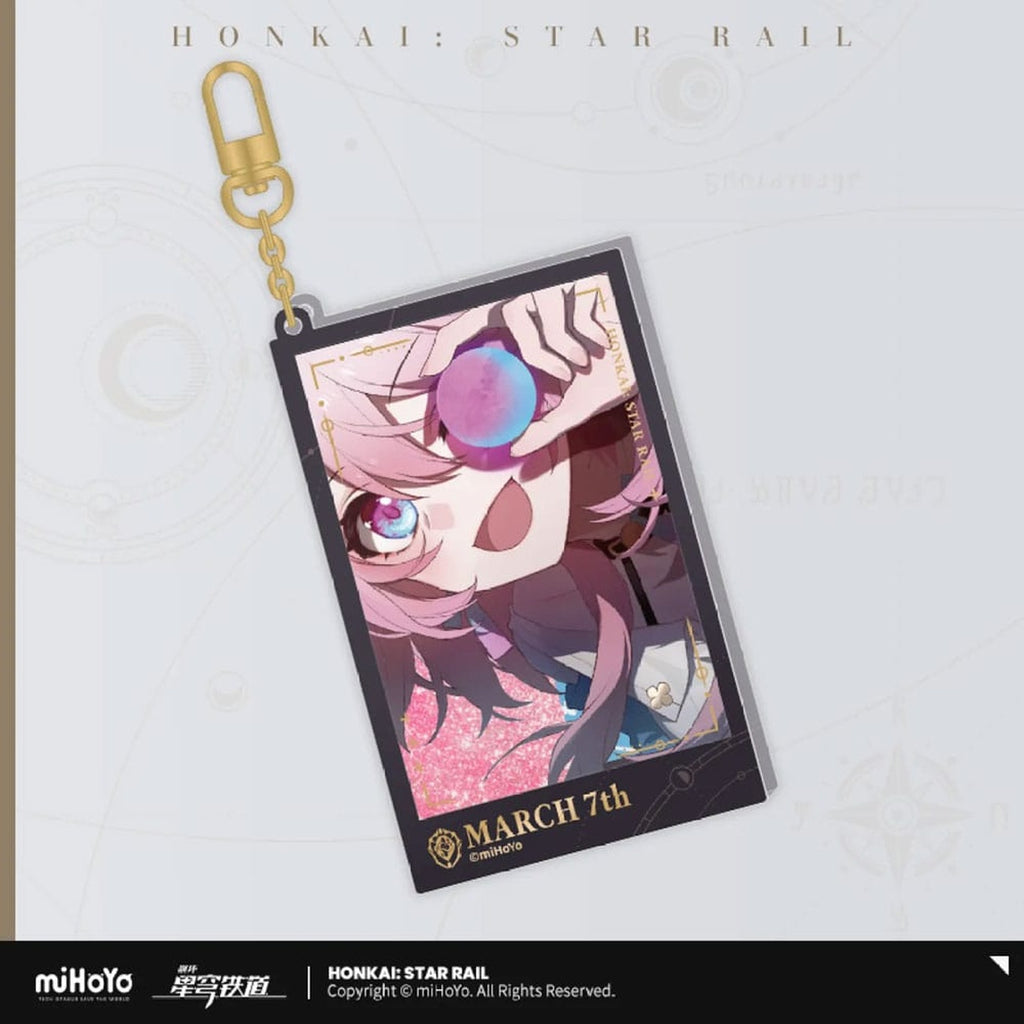 Produktbild Honkai: Star Rail Countdown Departure Series Acryl Schlüsselanhänger March 7th Glitter 9 cm