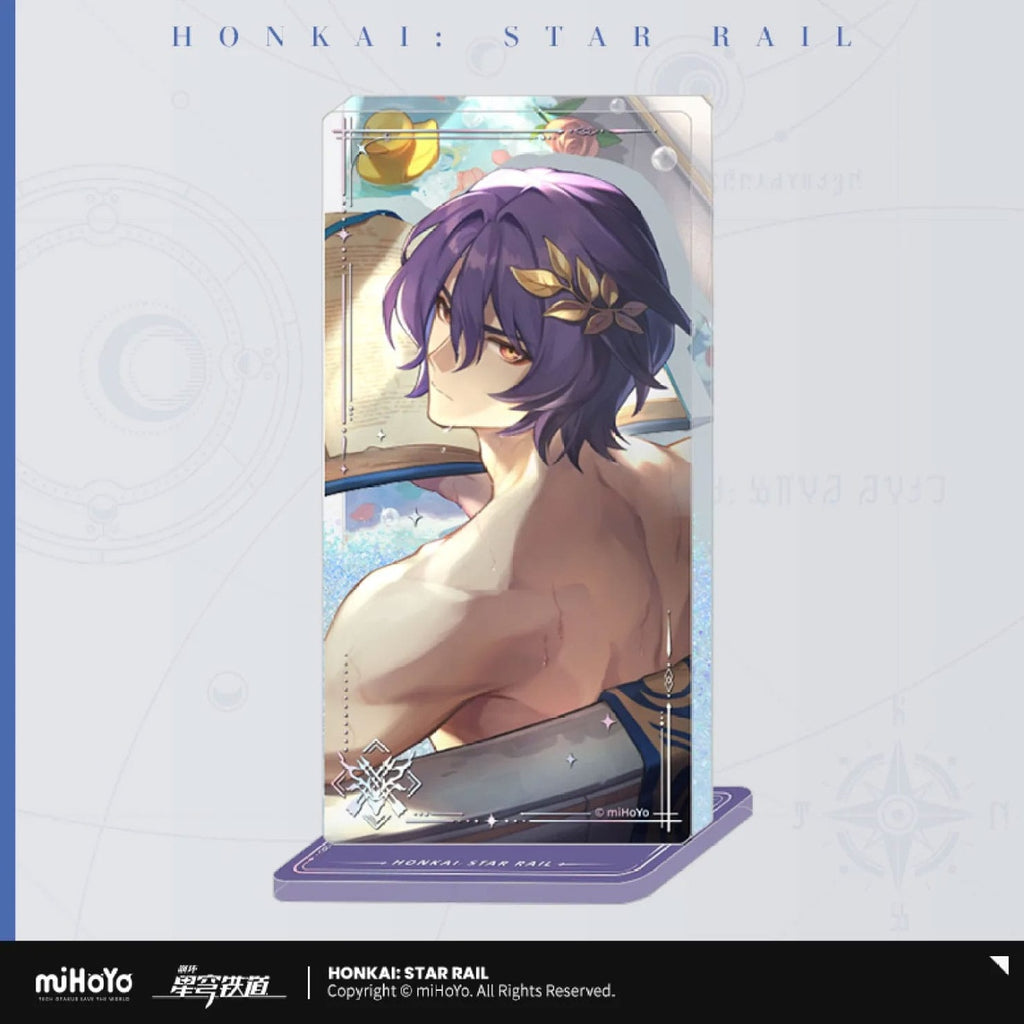 Produktbild Honkai: Star Rail Light Cone Acryl Ornament mit Glitzer: Dr. Ratio Baptism of Pure Thought 15 cm