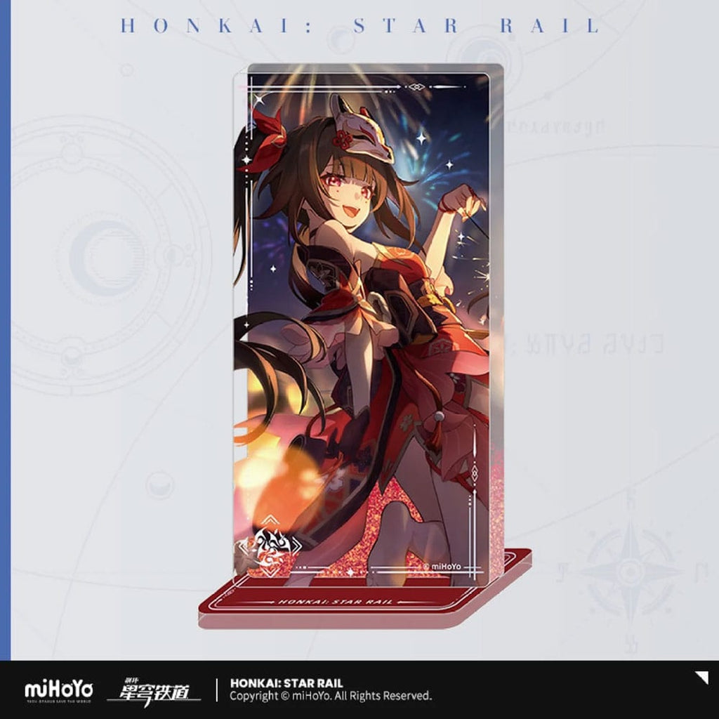 Produktbild Honkai: Star Rail Light Cone Acryl Ornament mit Glitzer: Sparkle Early Escapade 15 cm