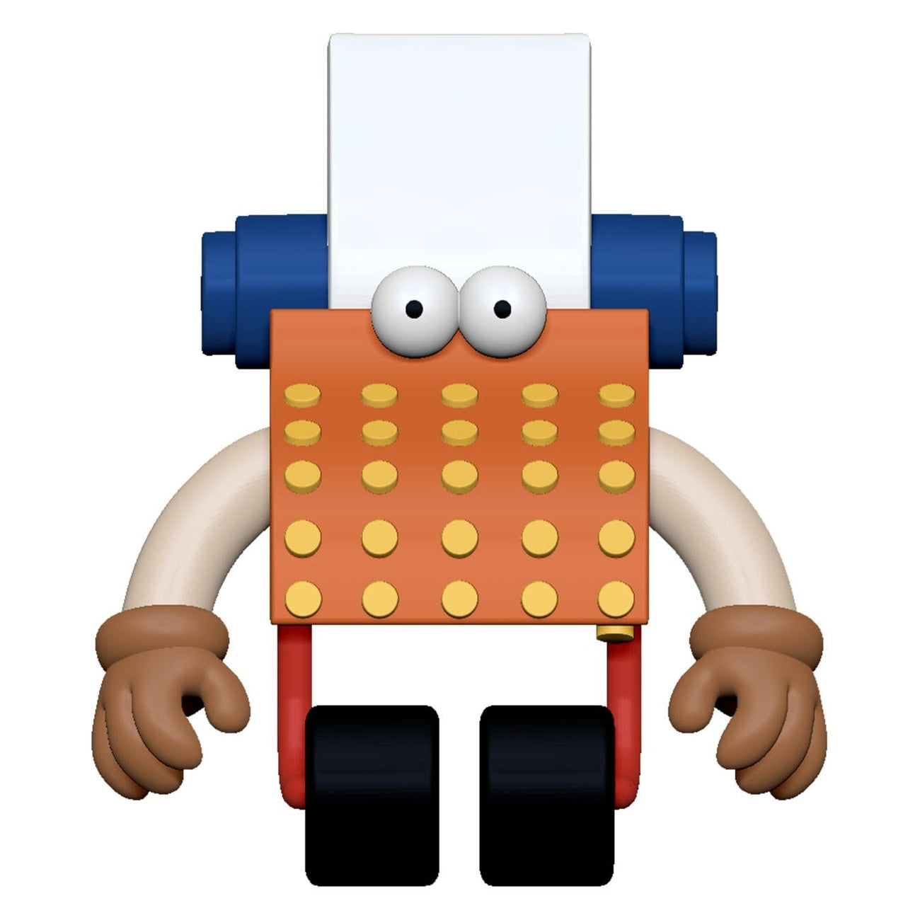 Produktbild Sesamstraße ReAction Actionfigur Wave 06 Typewriter Guy 10 cm
