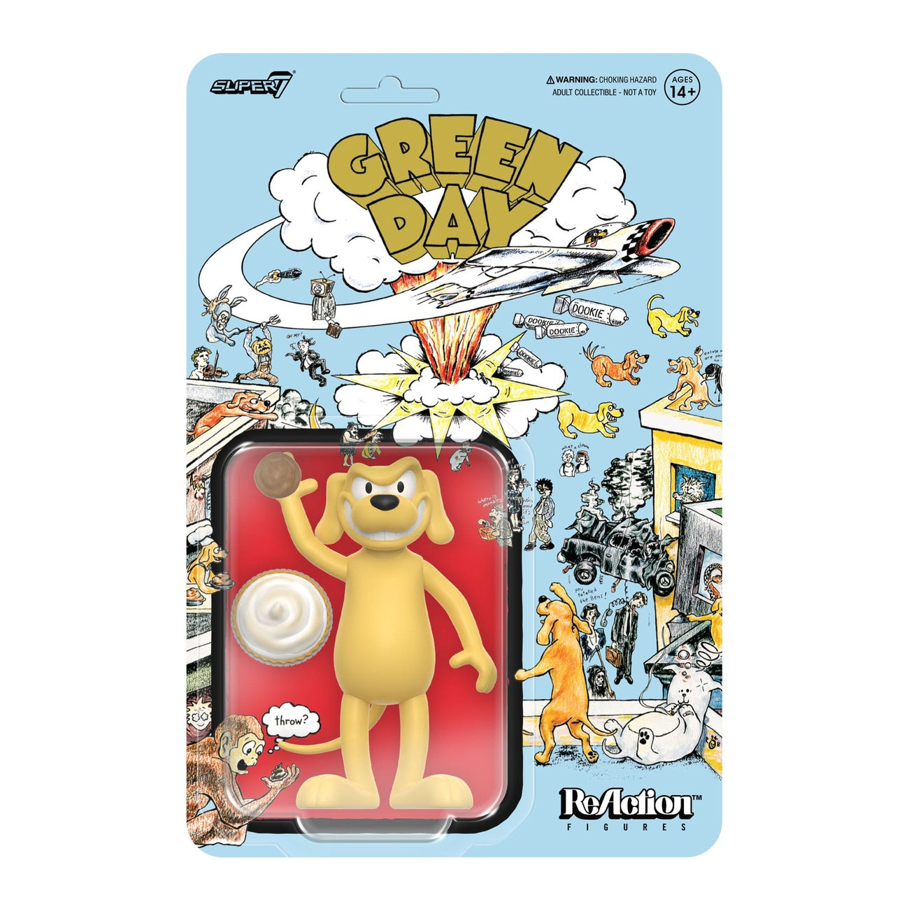 Produktbild Green Day ReAction Actionfigur Dookie Dog 9 cm