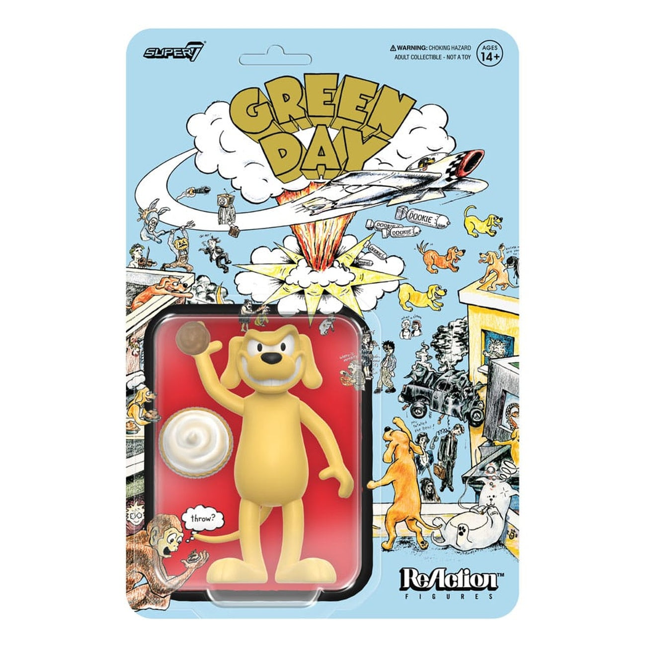 Produktbild Green Day ReAction Actionfigur Dookie Dog 9 cm