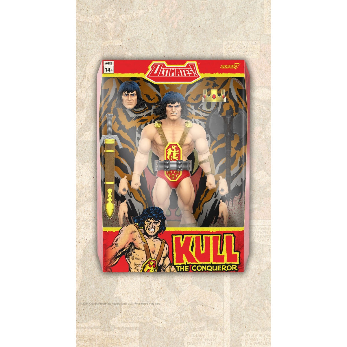 Produktbild Conan der Barbar Ultimates Actionfigur Kull The Conqueror 18 cm