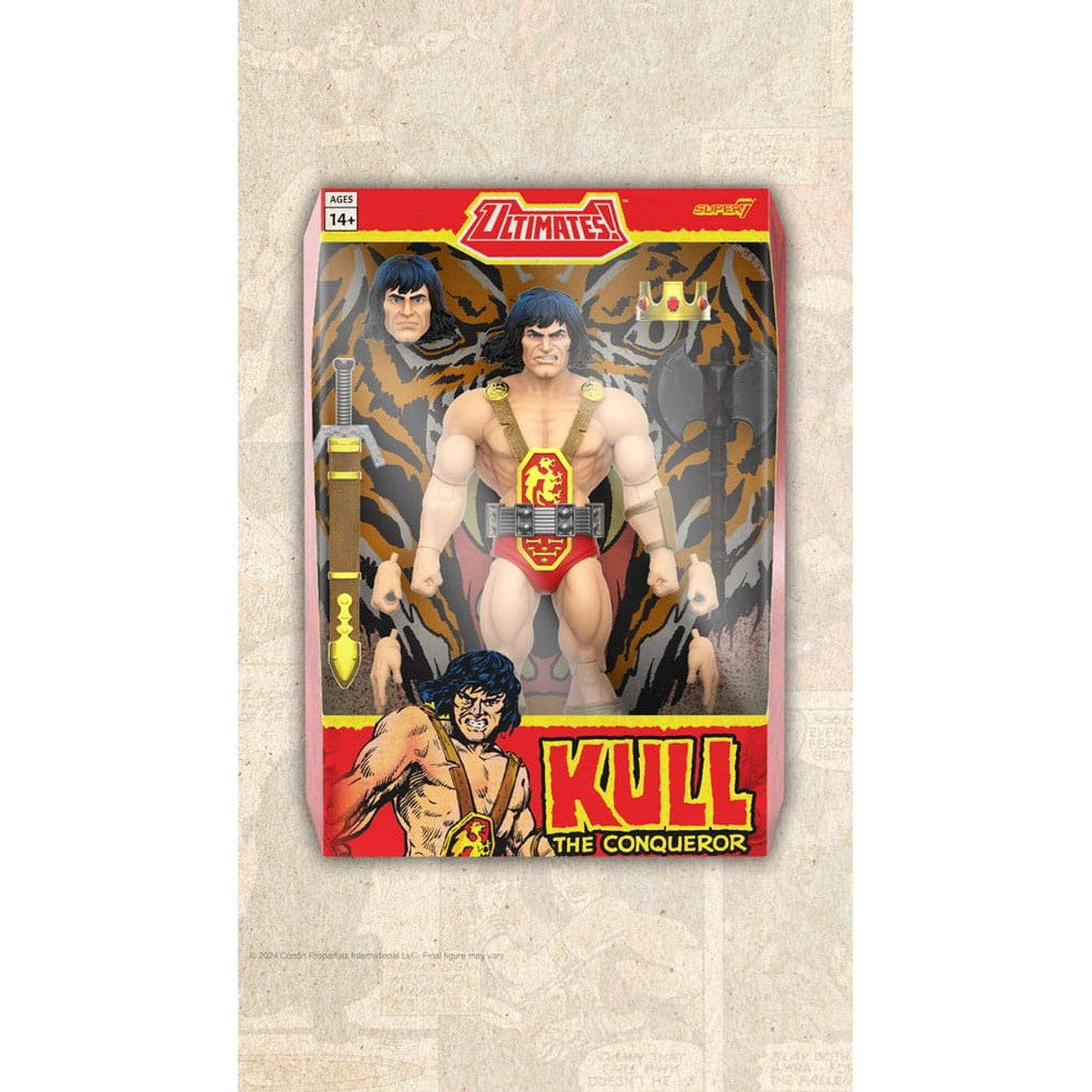 Produktbild Conan der Barbar Ultimates Actionfigur Kull The Conqueror 18 cm