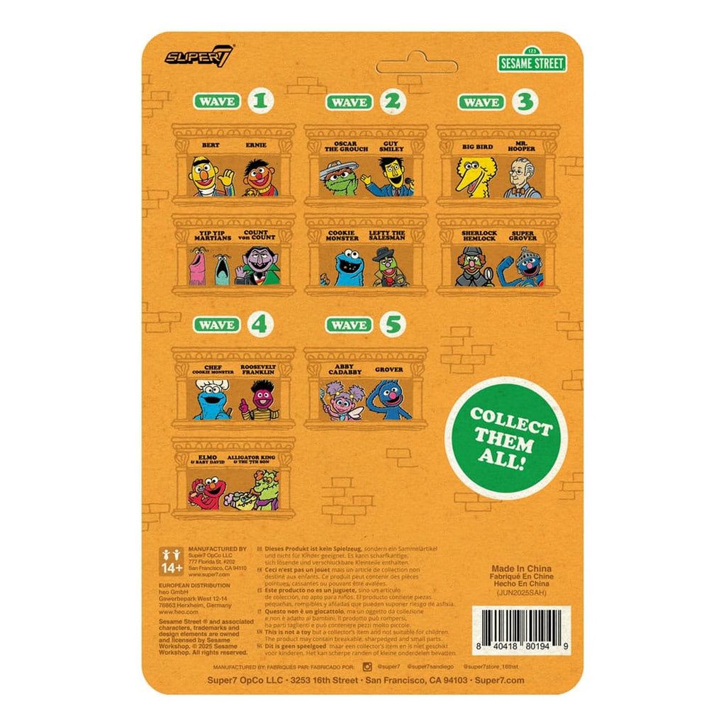 Product image Sesame Street ReAction Action Figure Wave 05 Grover 10 cm