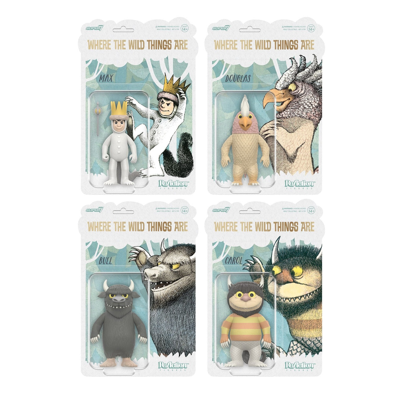 Produktbild Where The Wild Things Are ReAction Actionfigur Wave 01 Carol (Monster) 10 cm