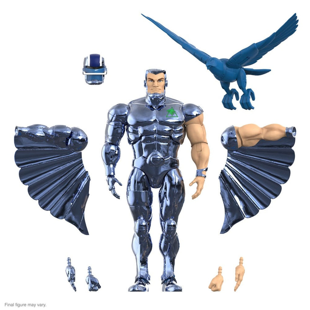 Produktbild SilverHawks Ultimates Actionfigur Steelwill (Toy Version Vac Metal) 18 cm