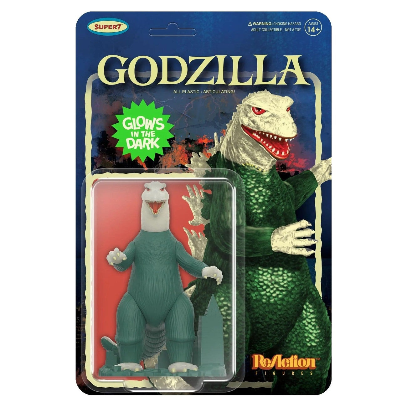 Produktbild Godzilla Toho ReAction Actionfigur Godzilla Model Kit (Glow) 10 cm