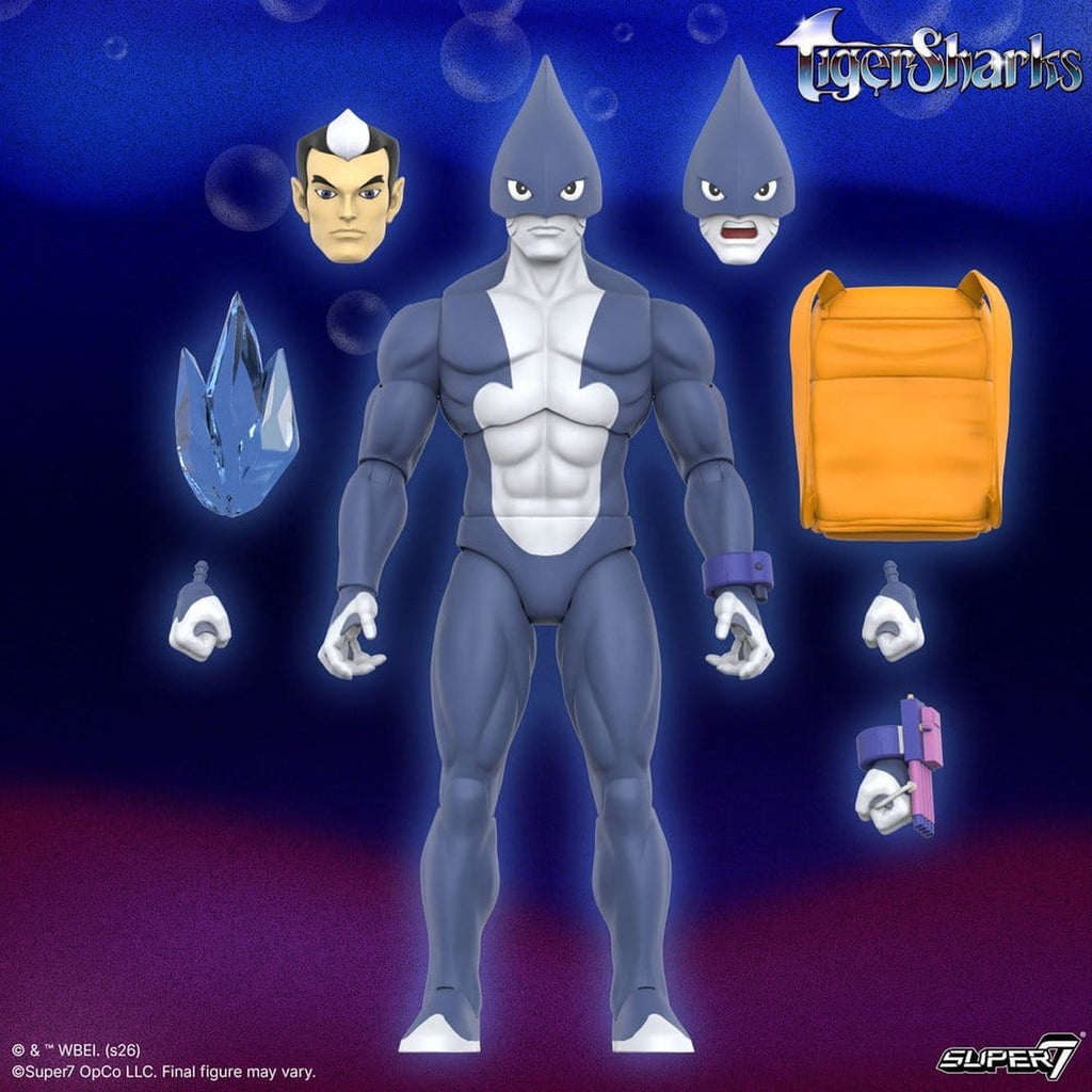 Produktbild TigerSharks Ultimates Wave 01 Actionfigur Mako (Hybrid) 18 cm