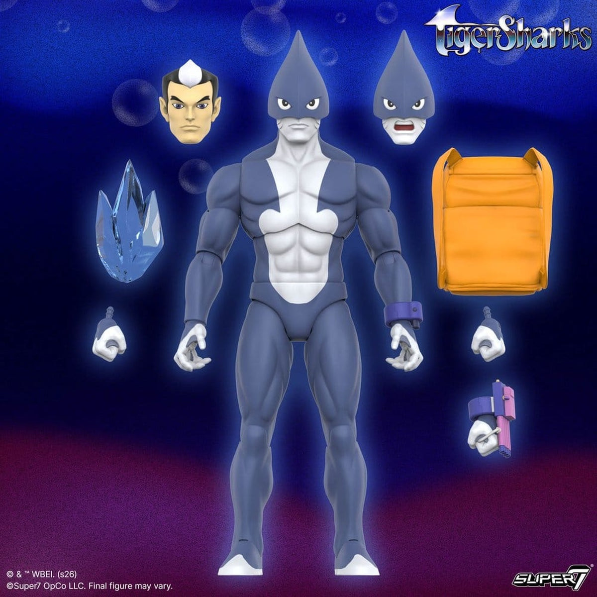 Produktbild TigerSharks Ultimates Wave 01 Actionfigur Mako (Hybrid) 18 cm