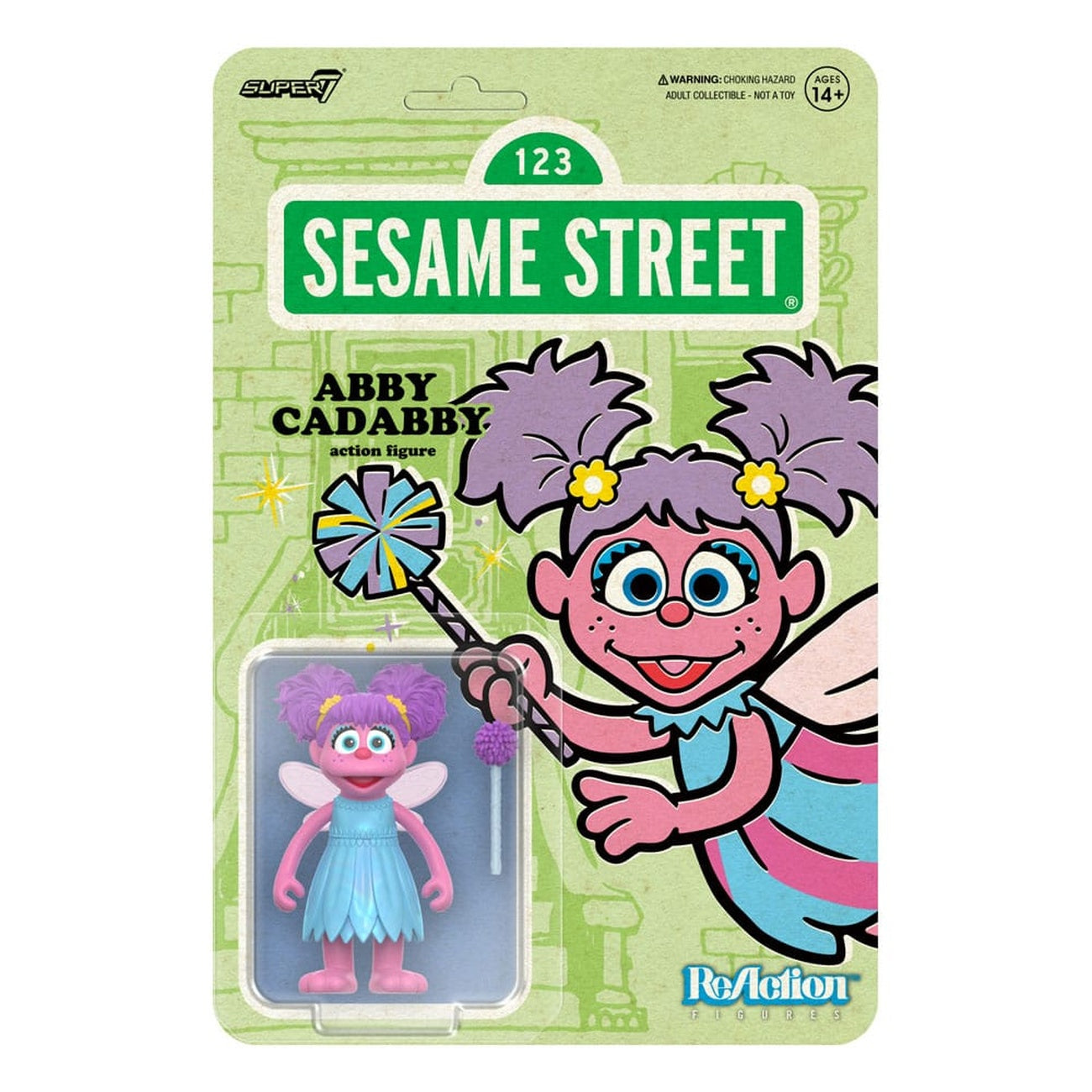 Produktbild Sesamstraße ReAction Actionfigur Wave 05 Abby Cadabby 10 cm