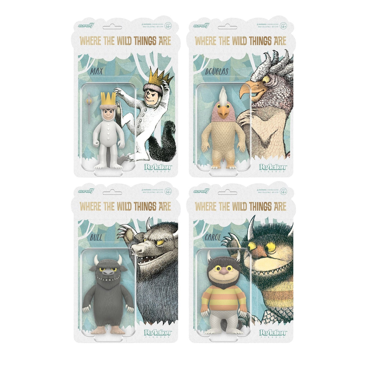 Produktbild Where The Wild Things Are ReAction Actionfigur Wave 01 Bull (Monster) 10 cm