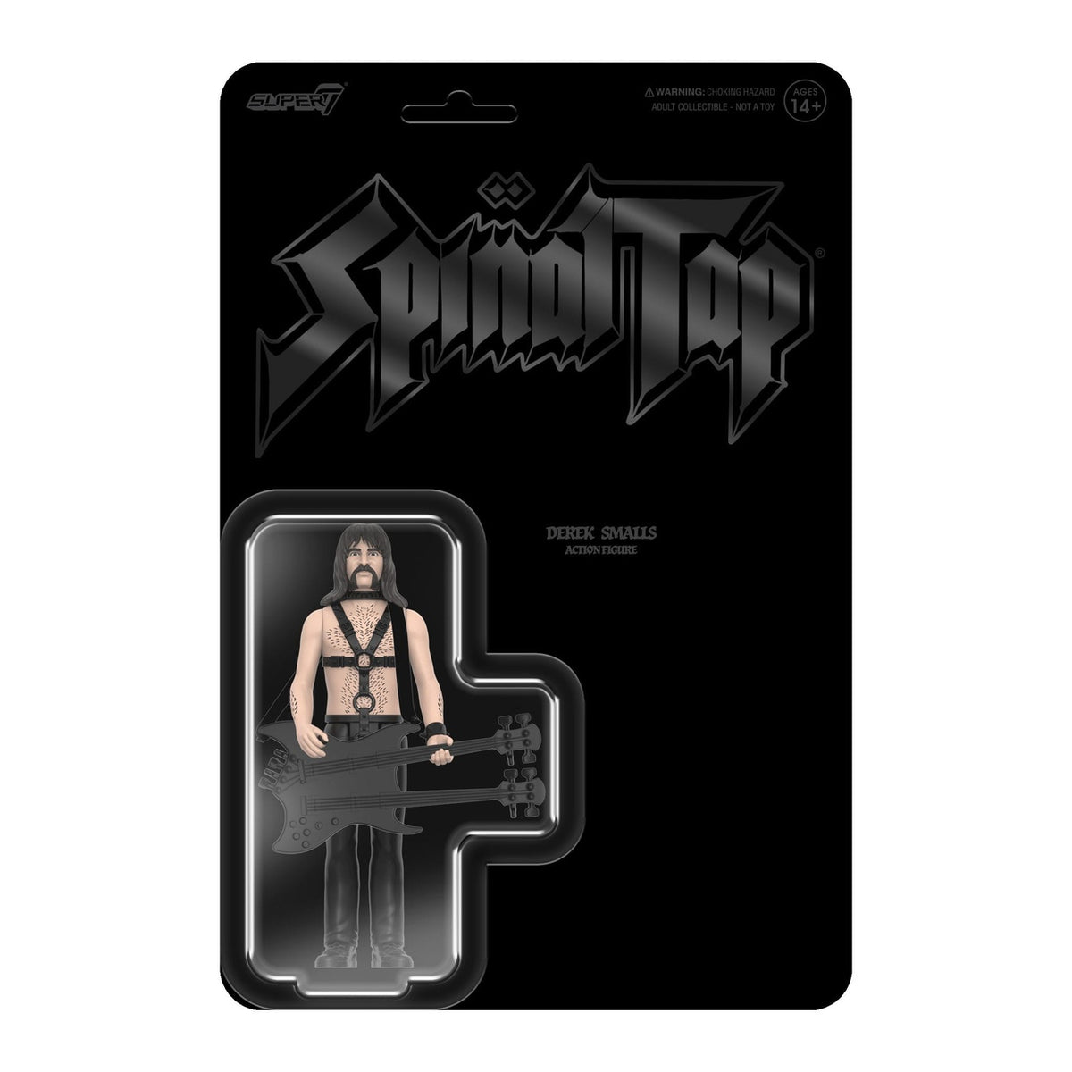 Produktbild Spinal Tap ReAction Actionfigur Wave 02 Derek Smalls (None More Black) 10 cm