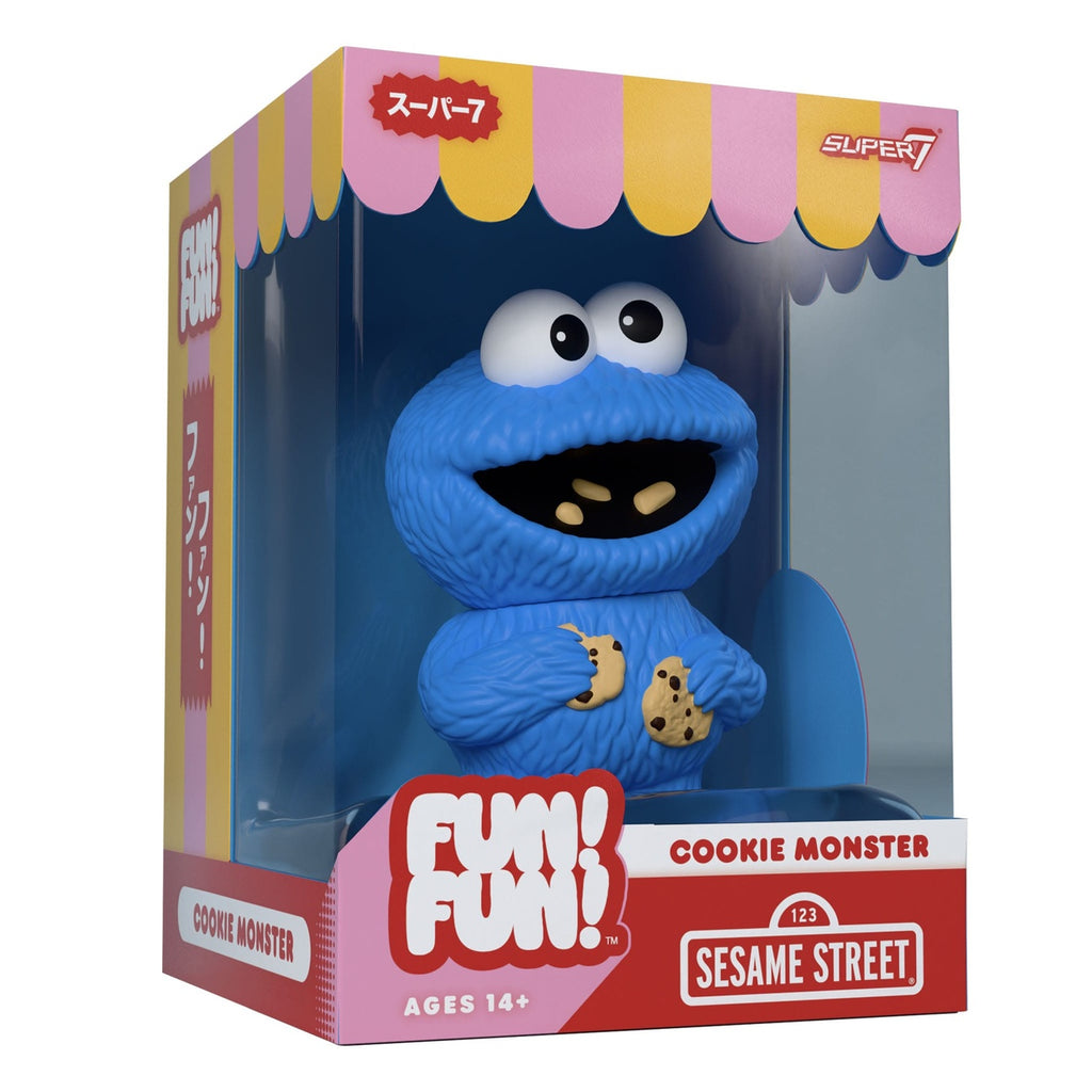 Produktbild Sesamstraße FUN! FUN! Soft Vinyl Figur Wave 02 Cookie Monster 13 cm