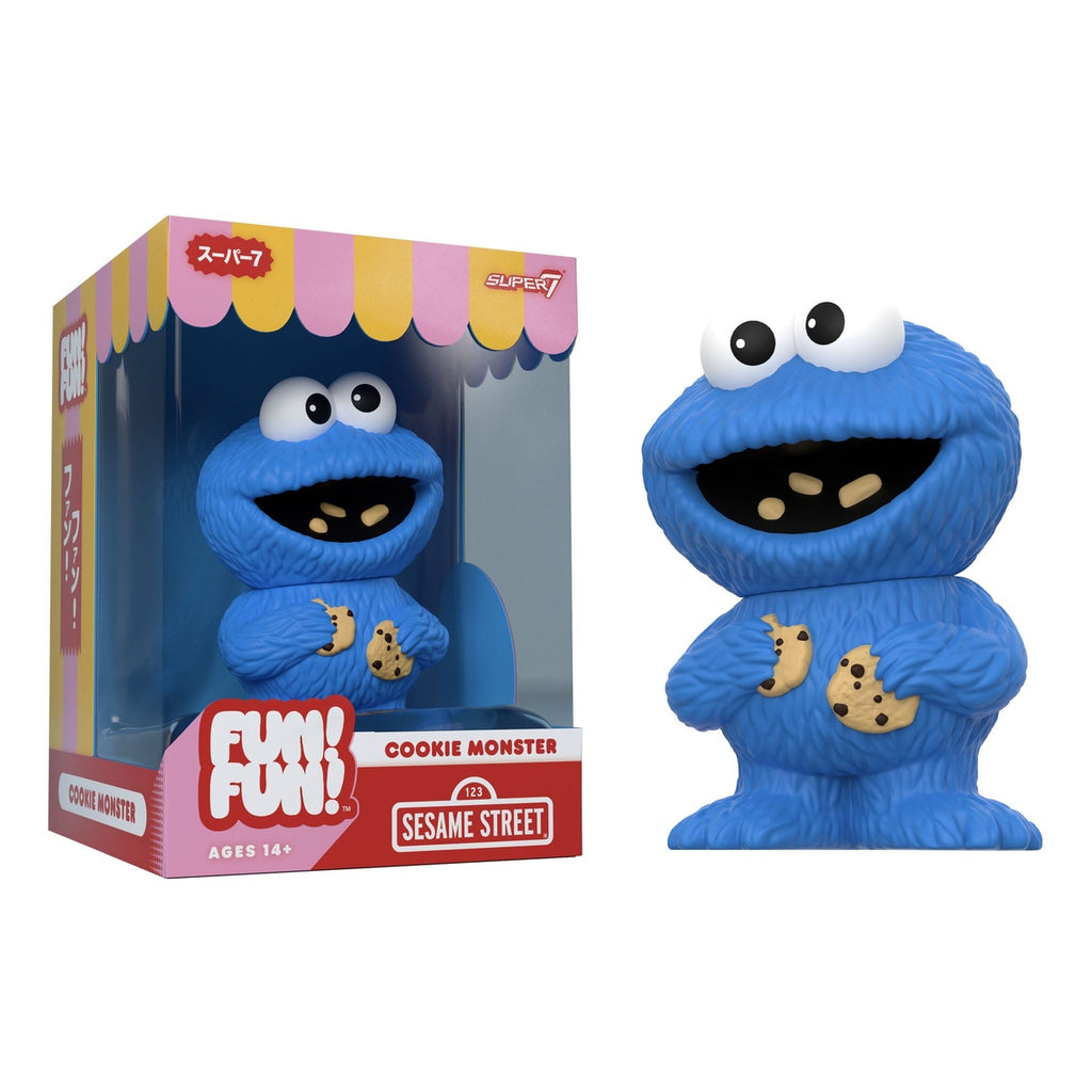 Produktbild Sesamstraße FUN! FUN! Soft Vinyl Figur Wave 02 Cookie Monster 13 cm