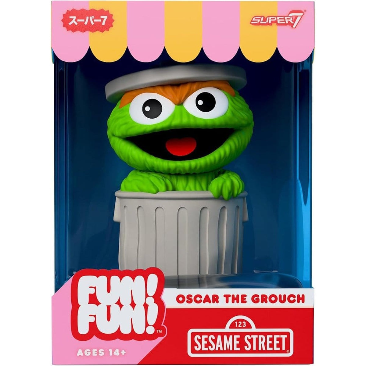 Produktbild Sesamstraße Fun! Fun! Minifigur Wave 01 - Oscar the Grouch 18 cm