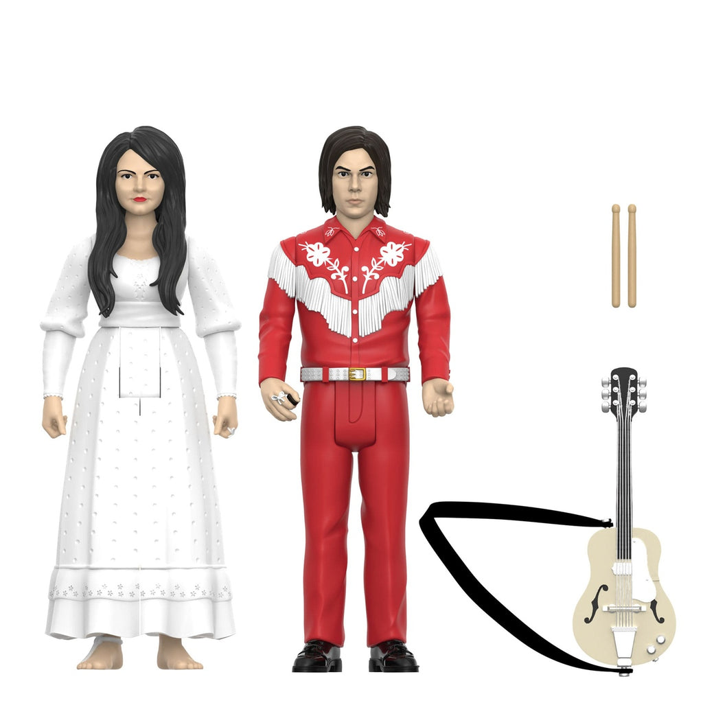 Produktbild The White Stripes ReAction Actionfiguren 2er-Pack Wave 02 The White Stripes (Elephant) 10 cm