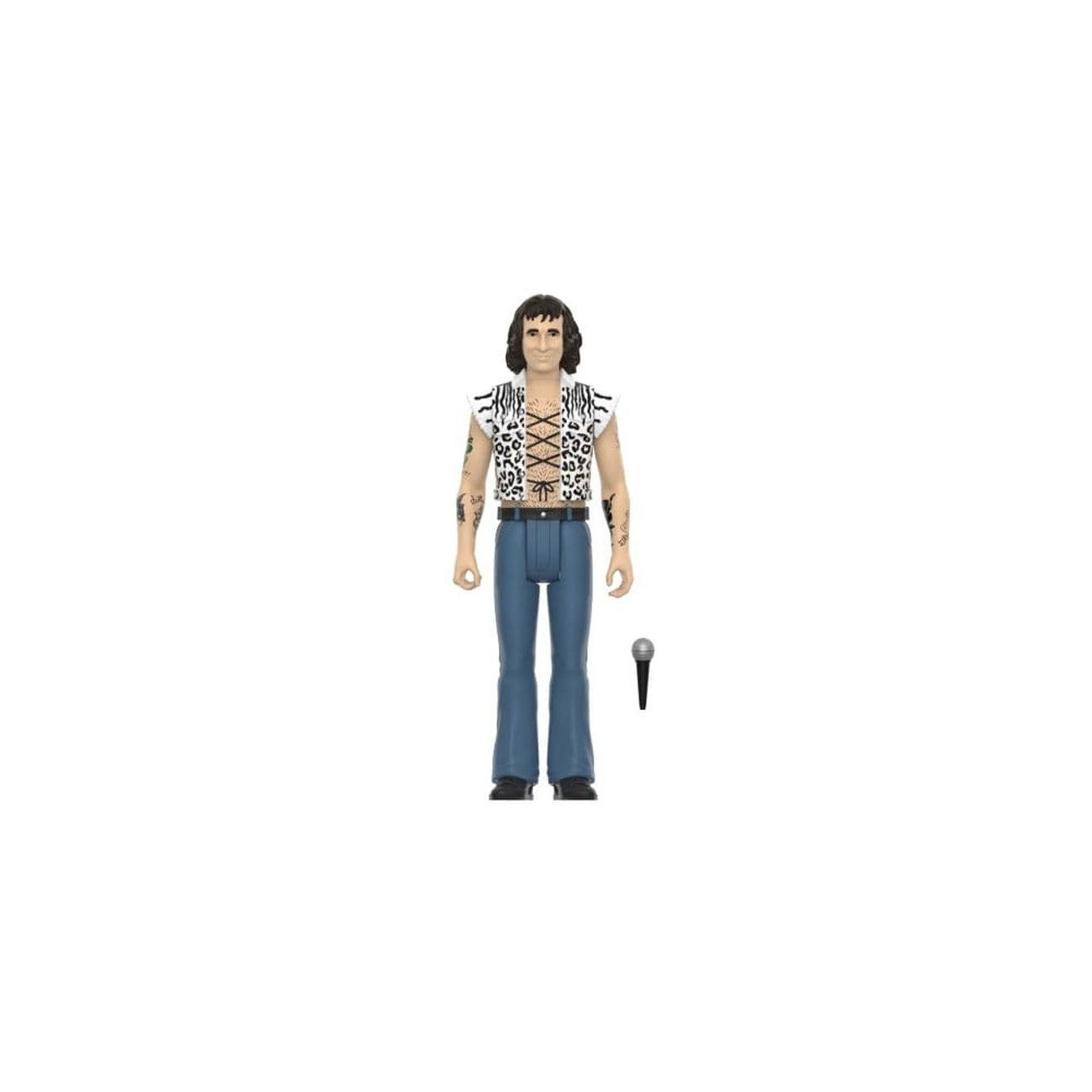 Produktbild Bon Scott ReAction Actionfigur Wave 02 Bon Scott (Leopard Print) 10 cm