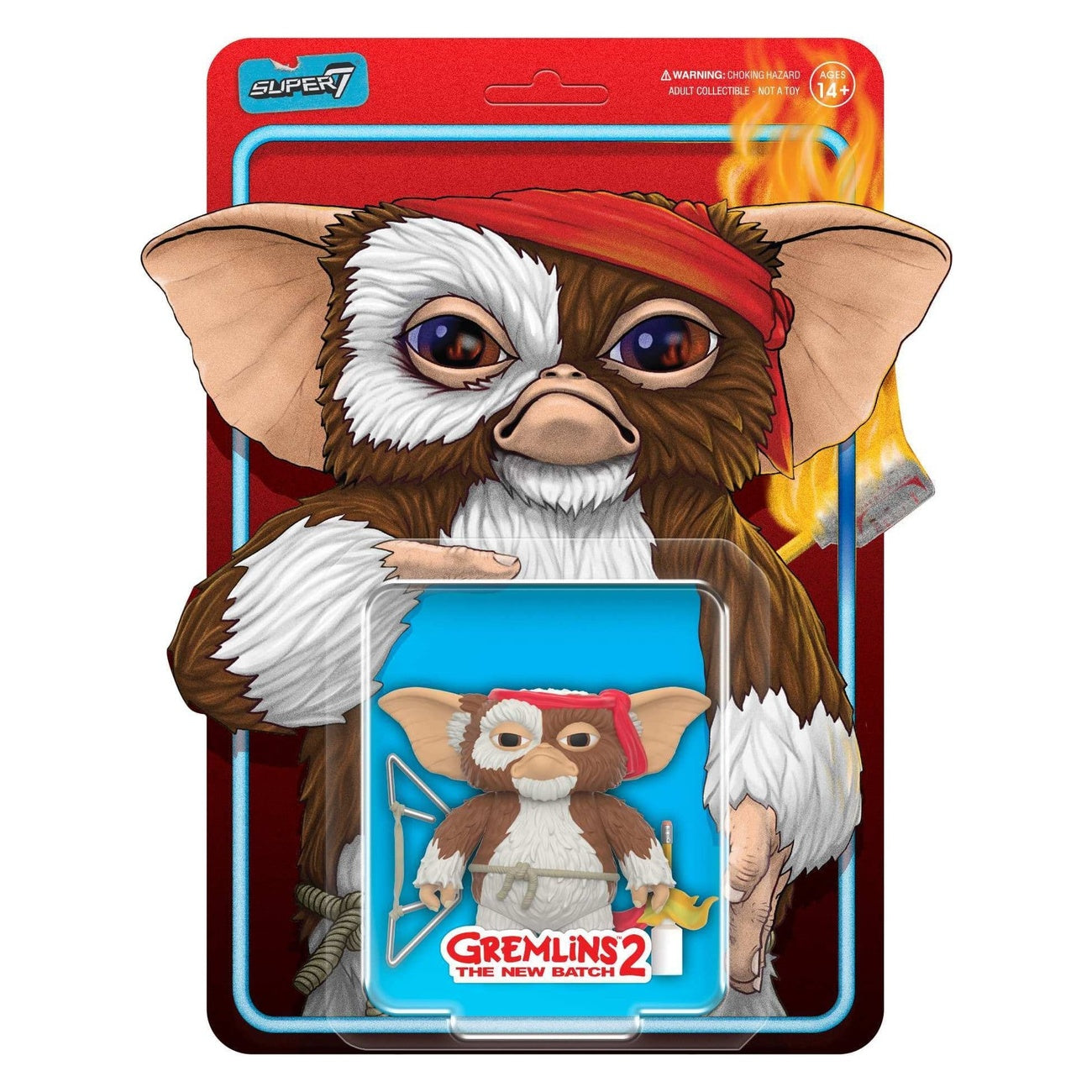 Produktbild Gremlins ReAction Actionfigur Gizmo (Battle Ready Character Card) 23 cm