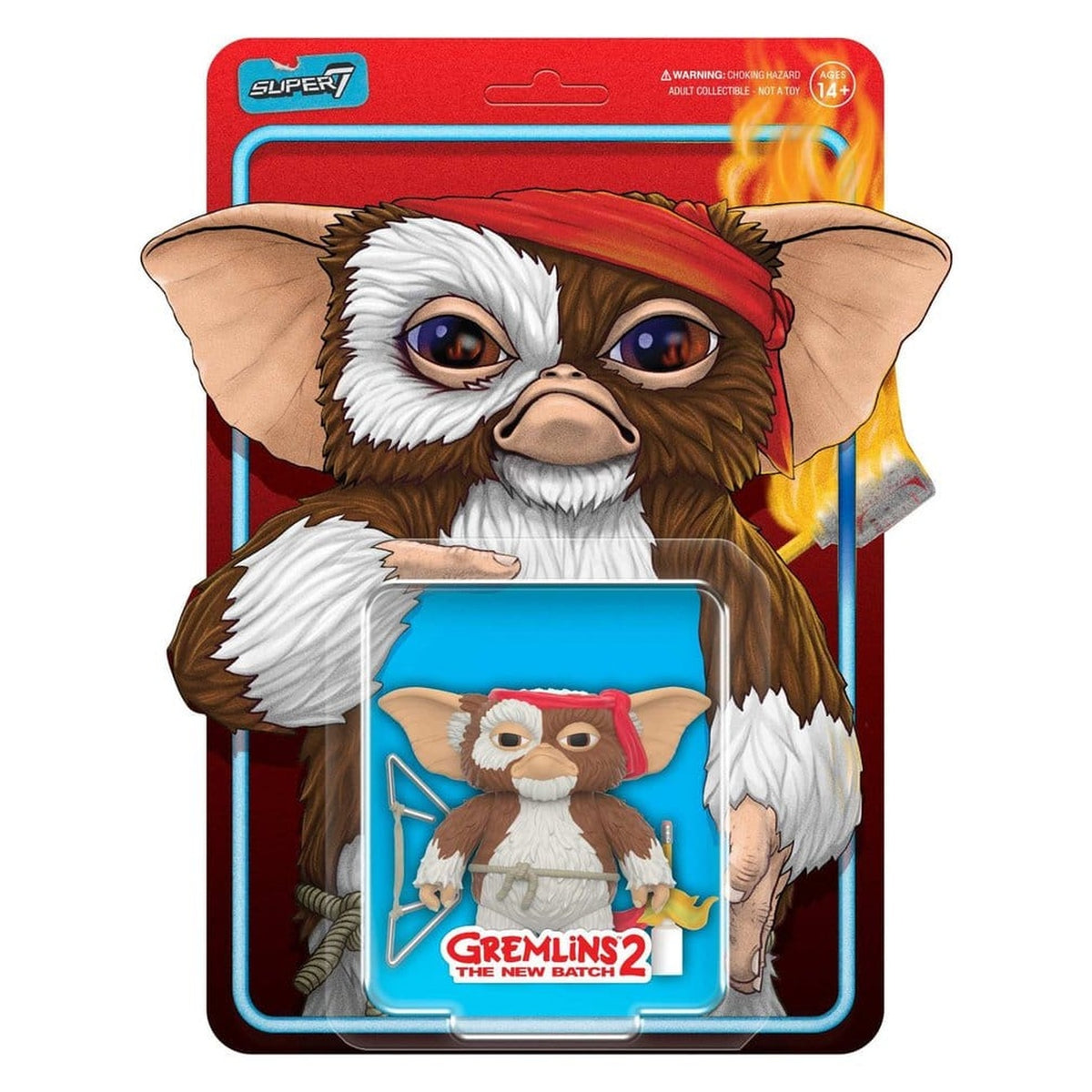 Produktbild Gremlins ReAction Actionfigur Gizmo (Battle Ready Character Card) 23 cm