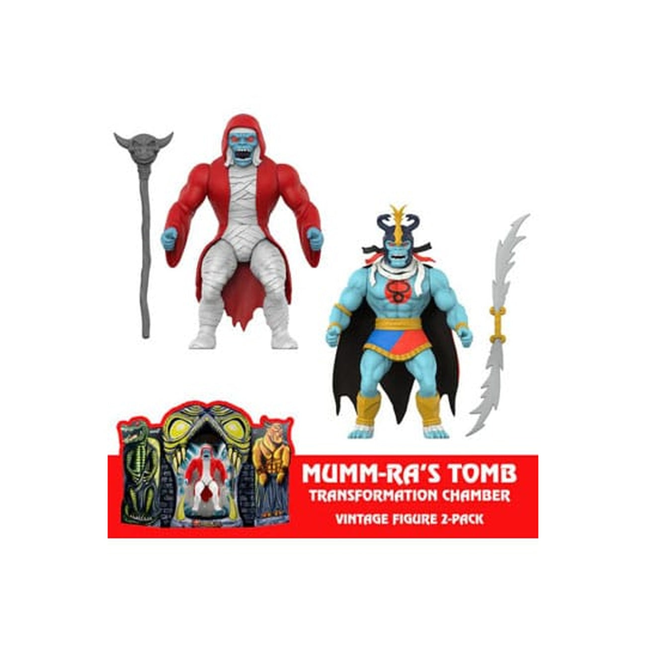 Produktbild Thundercats Vintage Collection Actionfiguren 2er-Pack Mumm-Ra's Tomb 14 cm