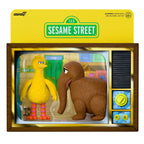 Produktbild Sesamstraße ReAction Actionfiguren 2er-Pack Big Bird and Mr. Snuffleupagus 10 cm