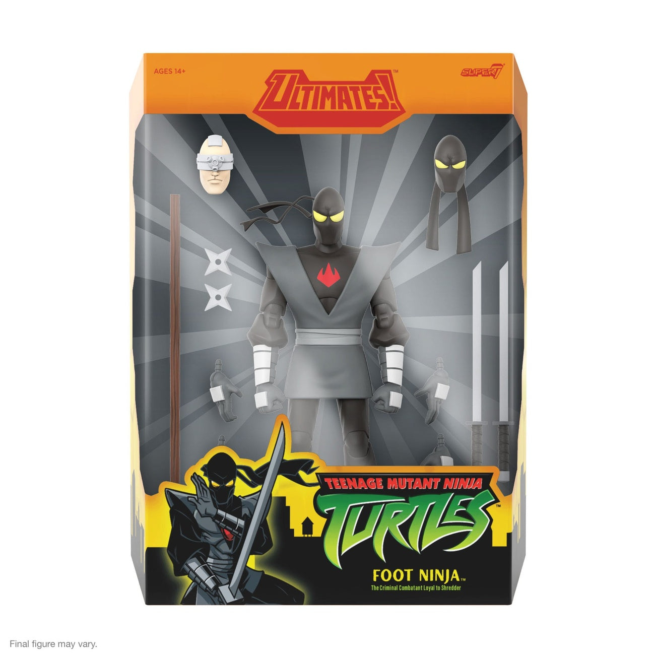 Produktbild Teenage Mutant Ninja Turtles Ultimates Actionfigur Wave 13 Foot Ninja 18 cm