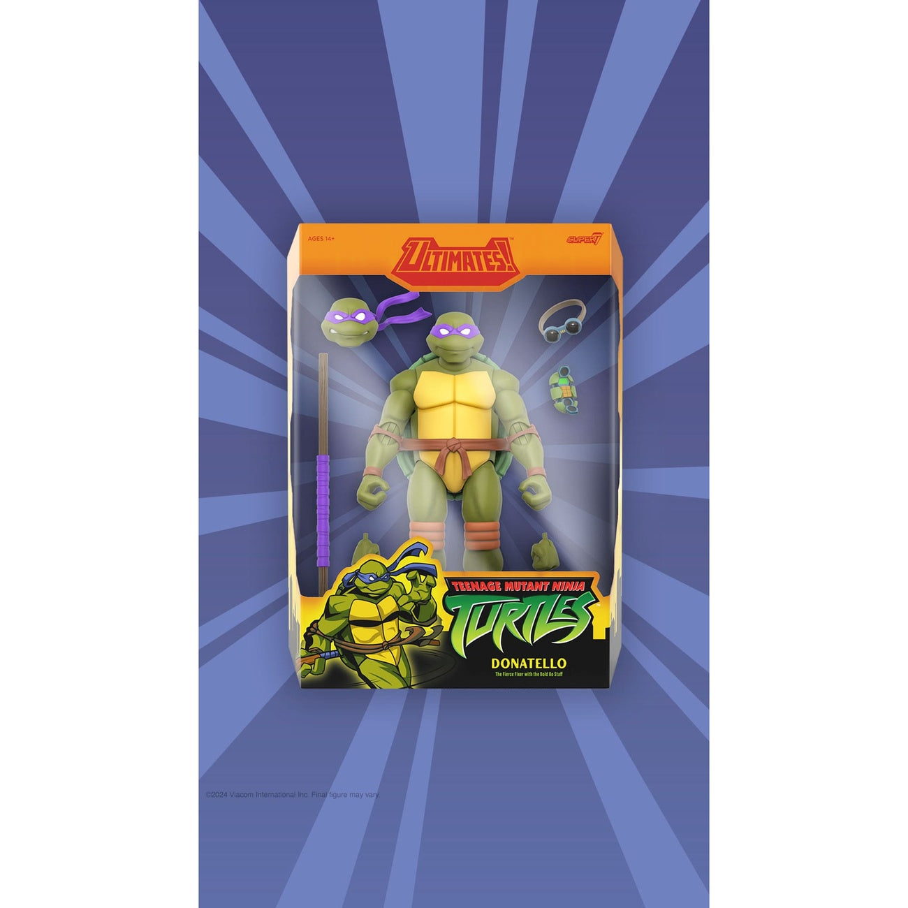 Produktbild Teenage Mutant Ninja Turtles Ultimates Actionfigur Wave 12 Donatello 18 cm