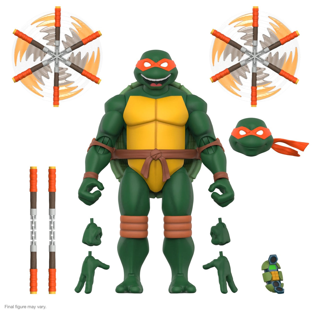 Produktbild Teenage Mutant Ninja Turtles Ultimates Actionfigur Wave 12 Michelangelo 18 cm