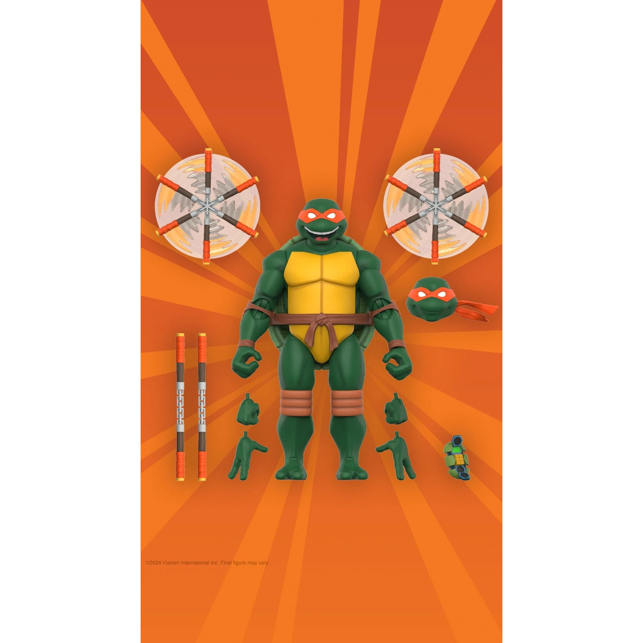 Produktbild Teenage Mutant Ninja Turtles Ultimates Actionfigur Wave 12 Michelangelo 18 cm