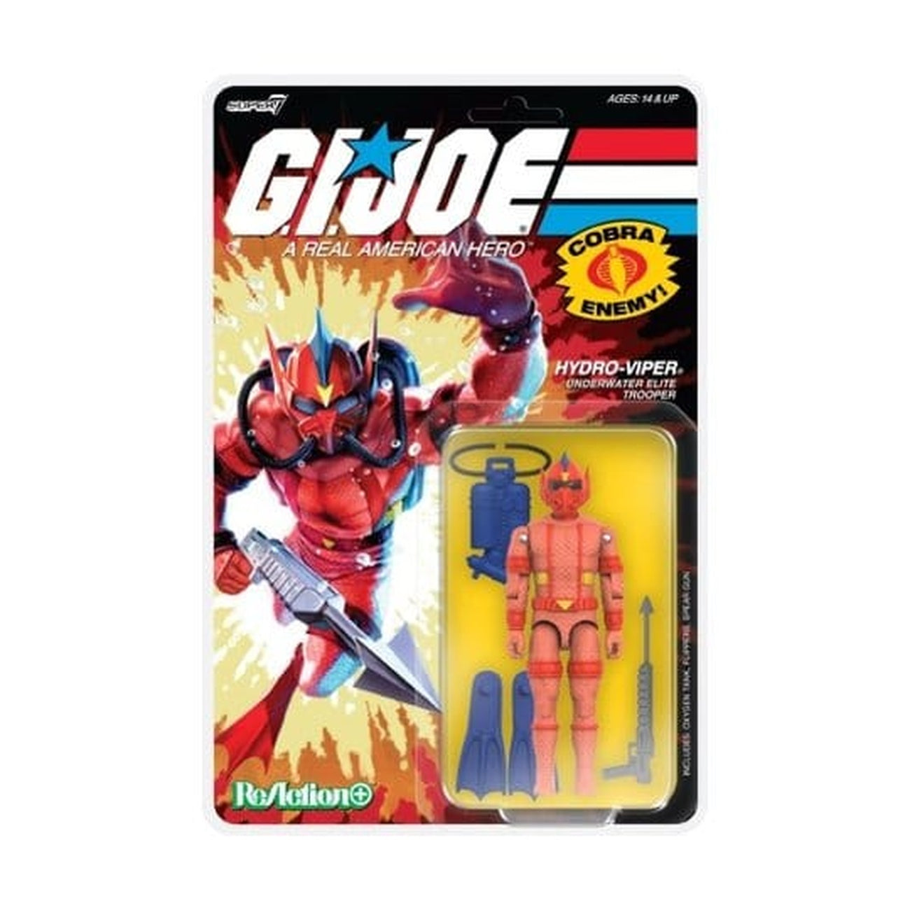Produktbild GI Joe ReAction+ Actionfigur Wave 07 Hydro Viper (Comic) 10 cm