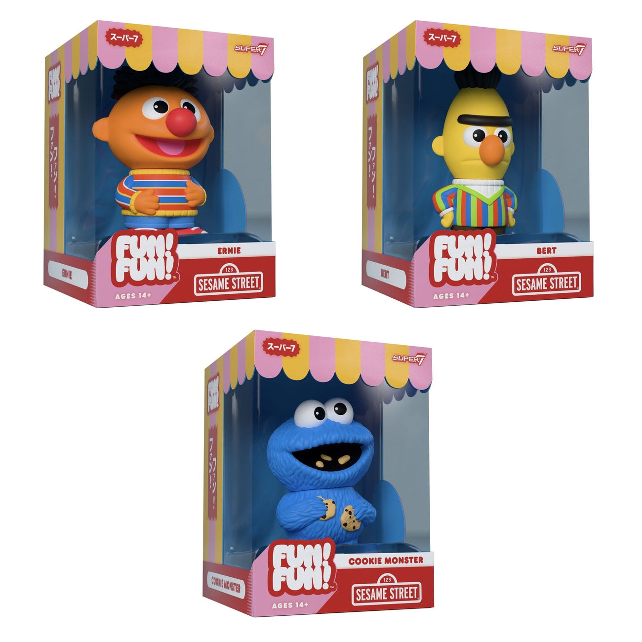 Produktbild Sesamstraße FUN! FUN! Soft Vinyl Figur Wave 02 Ernie 13 cm