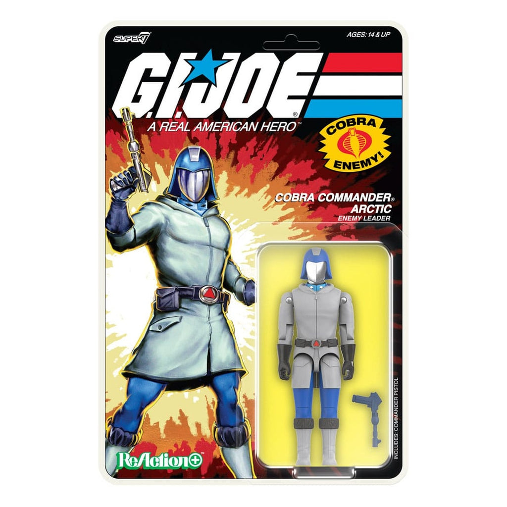 Produktbild GI Joe ReAction+ Actionfigur Wave 3 Arctic Cobra Commander (Cartoon) 10 cm