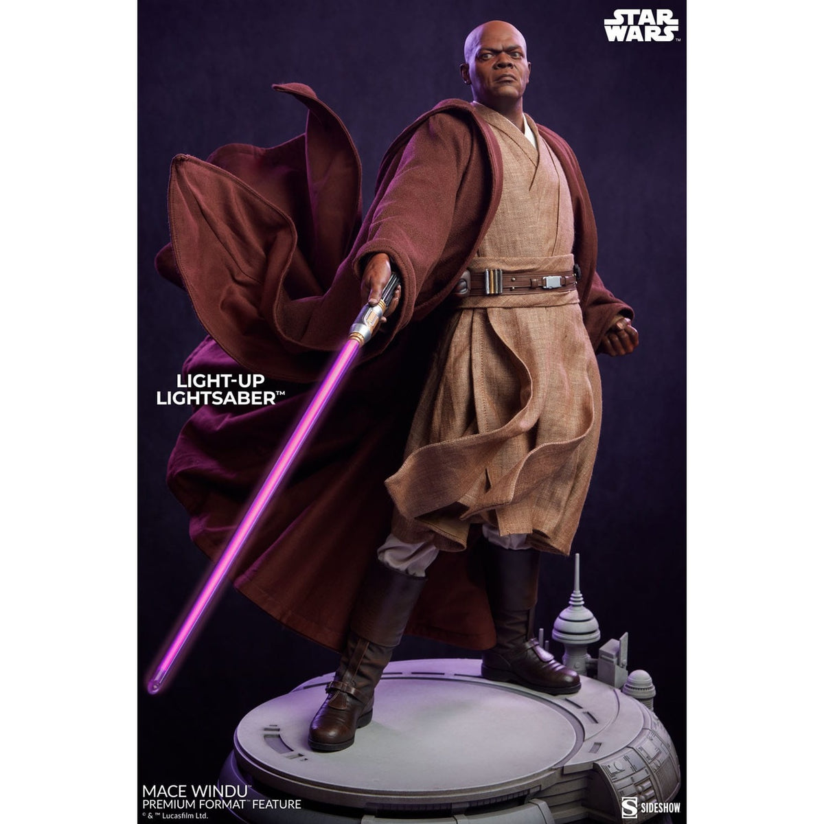 Produktbild Star Wars Episode III Premium Format Figur Mace Windu 53 cm