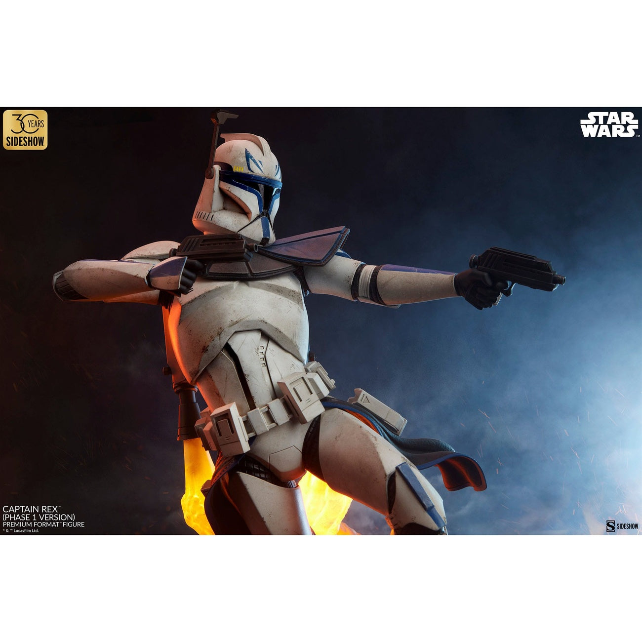 Produktbild Star Wars Premium Format Figur Captain Rex (Phase 1 Version) Sideshow Exclusive 68 cm