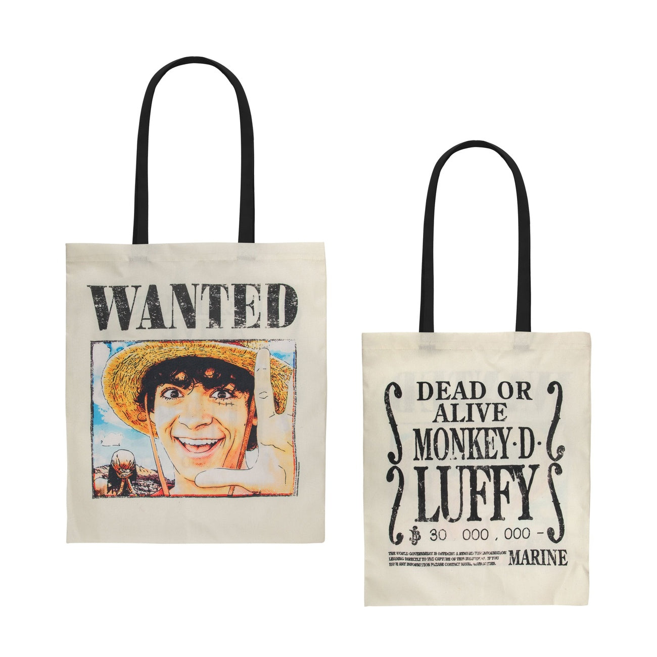 Produktbild One Piece Tragetasche Wanted Luffy