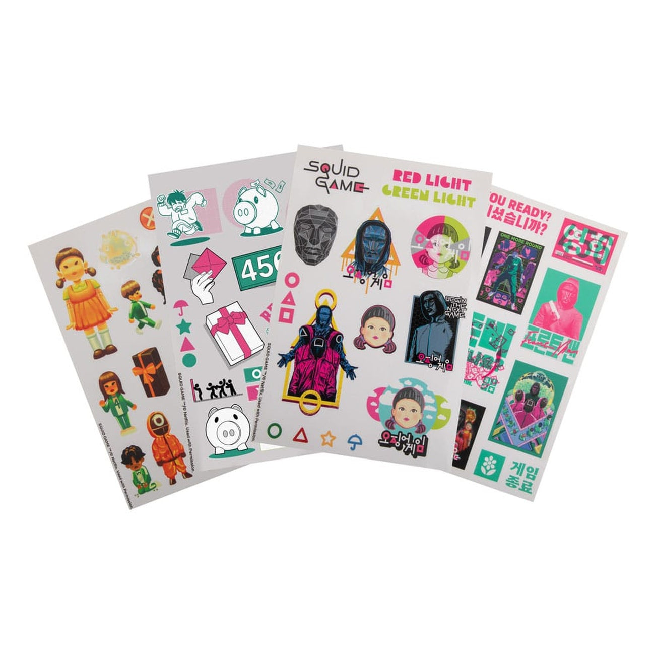 Produktbild Squid Game Sticker Pack