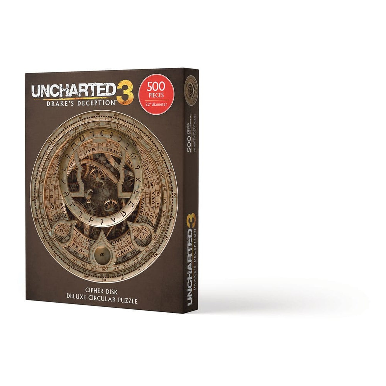 Produktbild Uncharted Puzzle Cipher Disk Circular Deluxe (500 Teile)