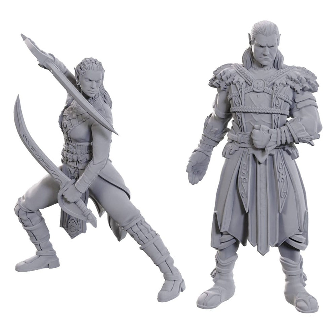 Produktbild D&D Nolzur's Marvelous Miniatures Miniatur unbemalt Jaheira & Halsin