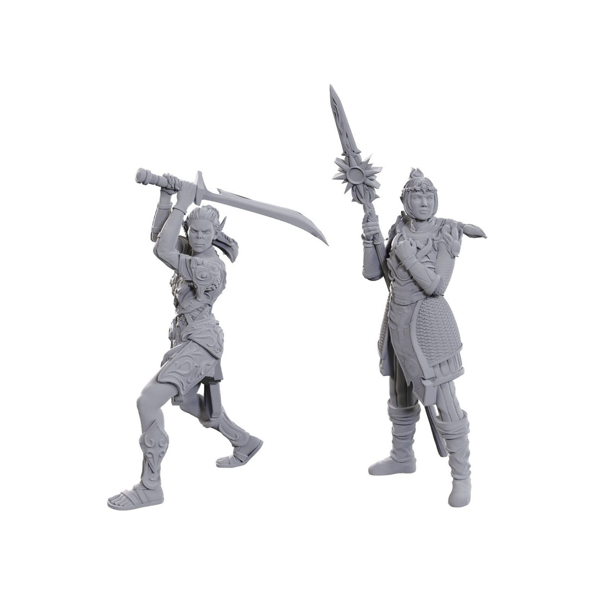 Produktbild D&D Nolzur's Marvelous Miniatures Miniatur unbemalt Lae'zel & Shadowheart