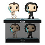 Produktbild Star Wars POP! Movie Moments Vinyl Wackelkopf Figuren Doppelpack Kylo & Rey 9 cm